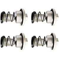 Almencla 4x Tapón De Drenaje Del Filtro De Aceite Para GY6 50-125 - 150cc Chino Scooter Znen Taotao